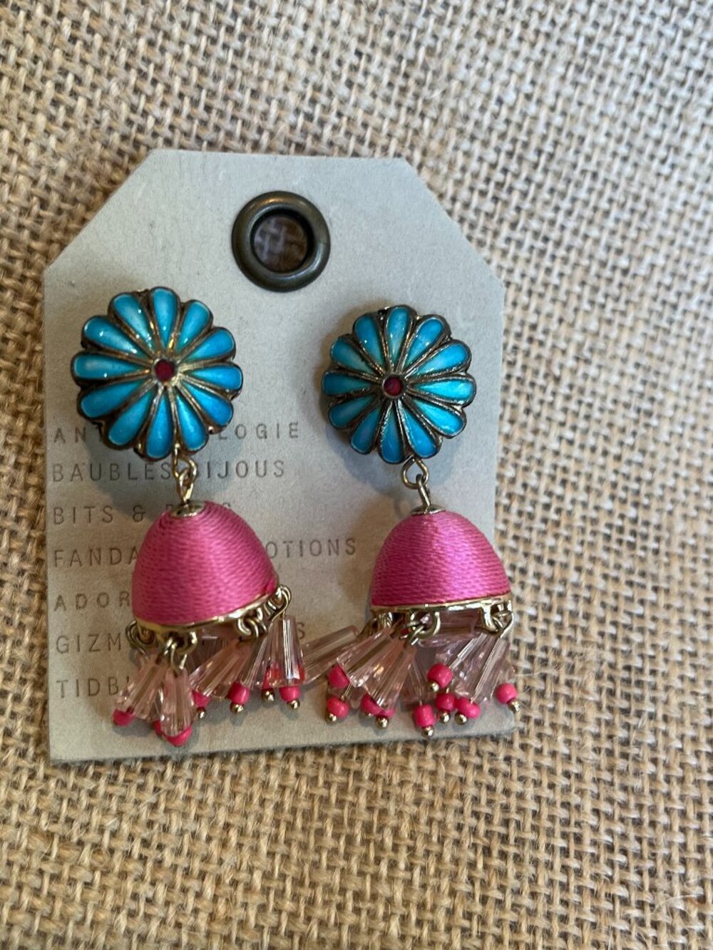 Anthropologie "Jhumka" earrings